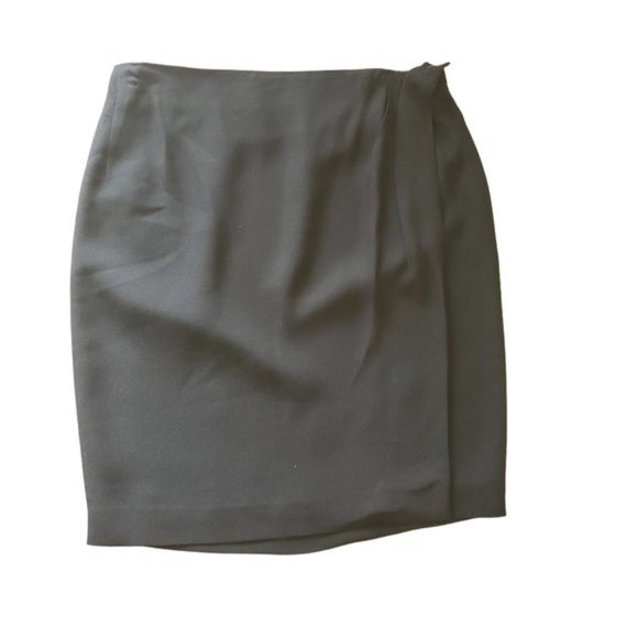 Vintage Ports International black black wrap skirt - Picture 1 of 6